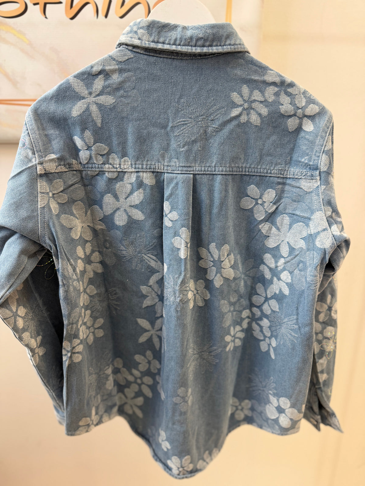 Jean Jacket Flowers