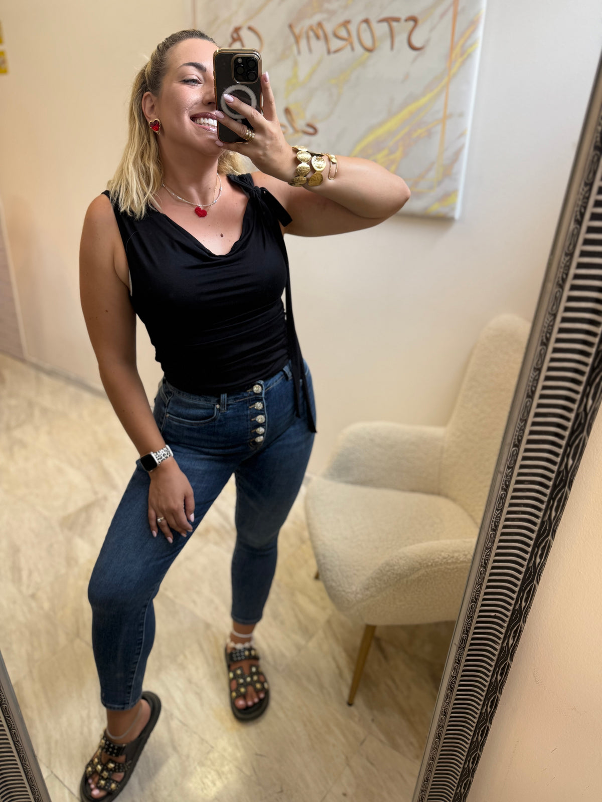 Anna Strass Jean blue