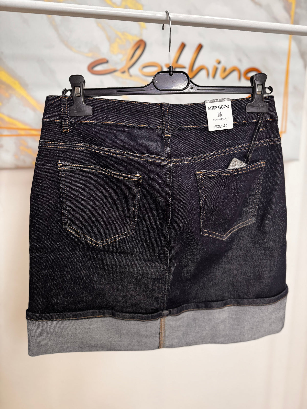 Mini Jean Skirt