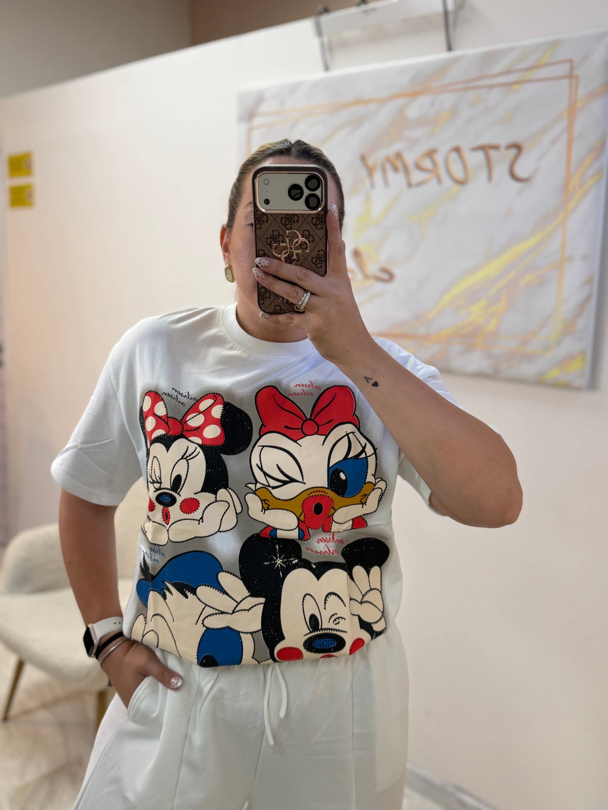 Multi Cartoon T-shirt