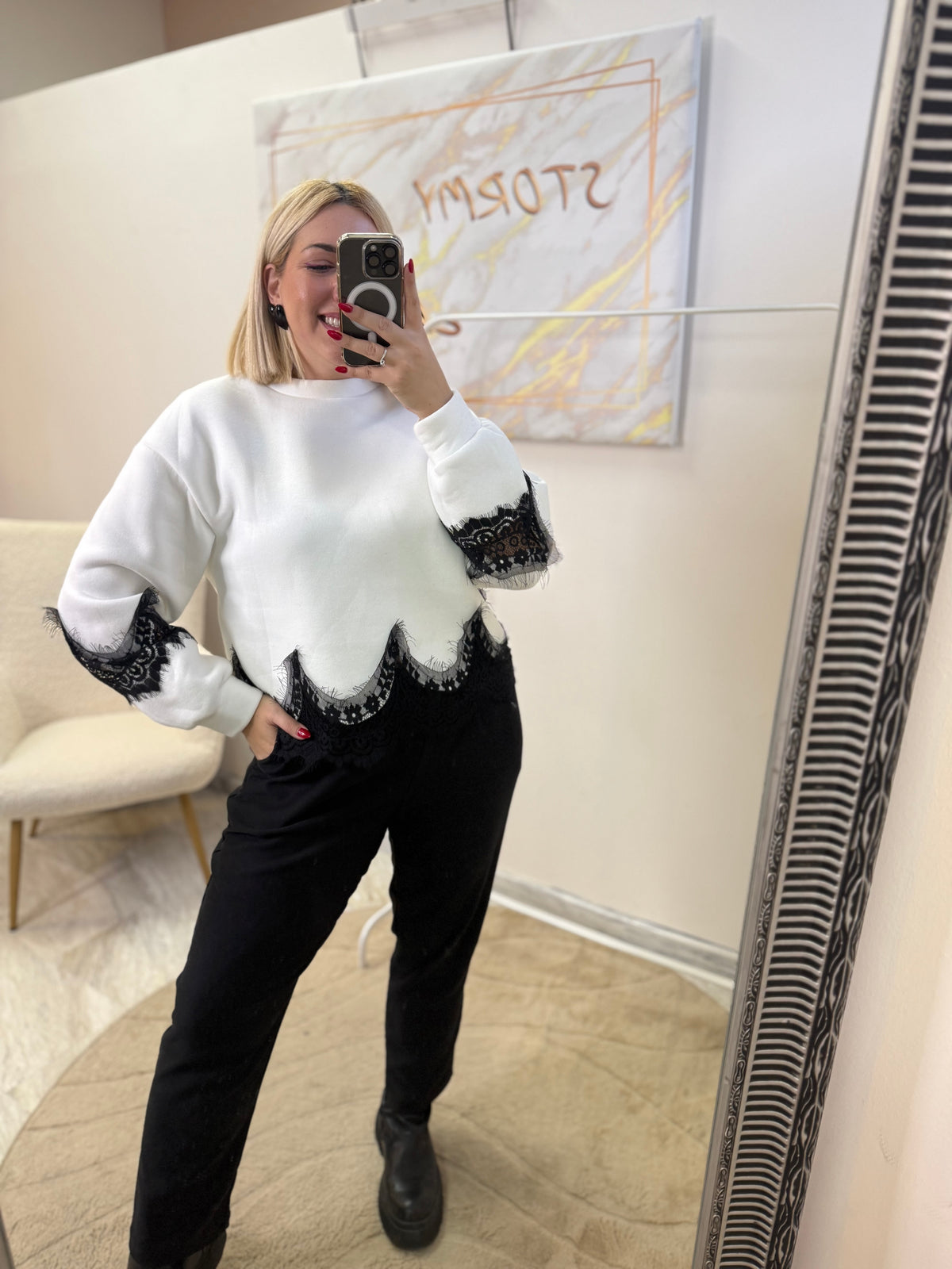 Carrot Pant Black Plus size