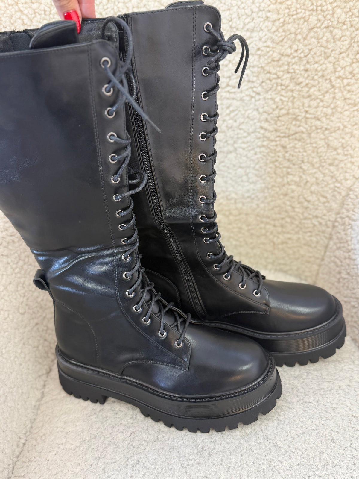 Black Combat Boots