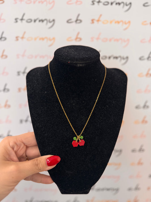 Cherry 🍒 Miyuki Necklace