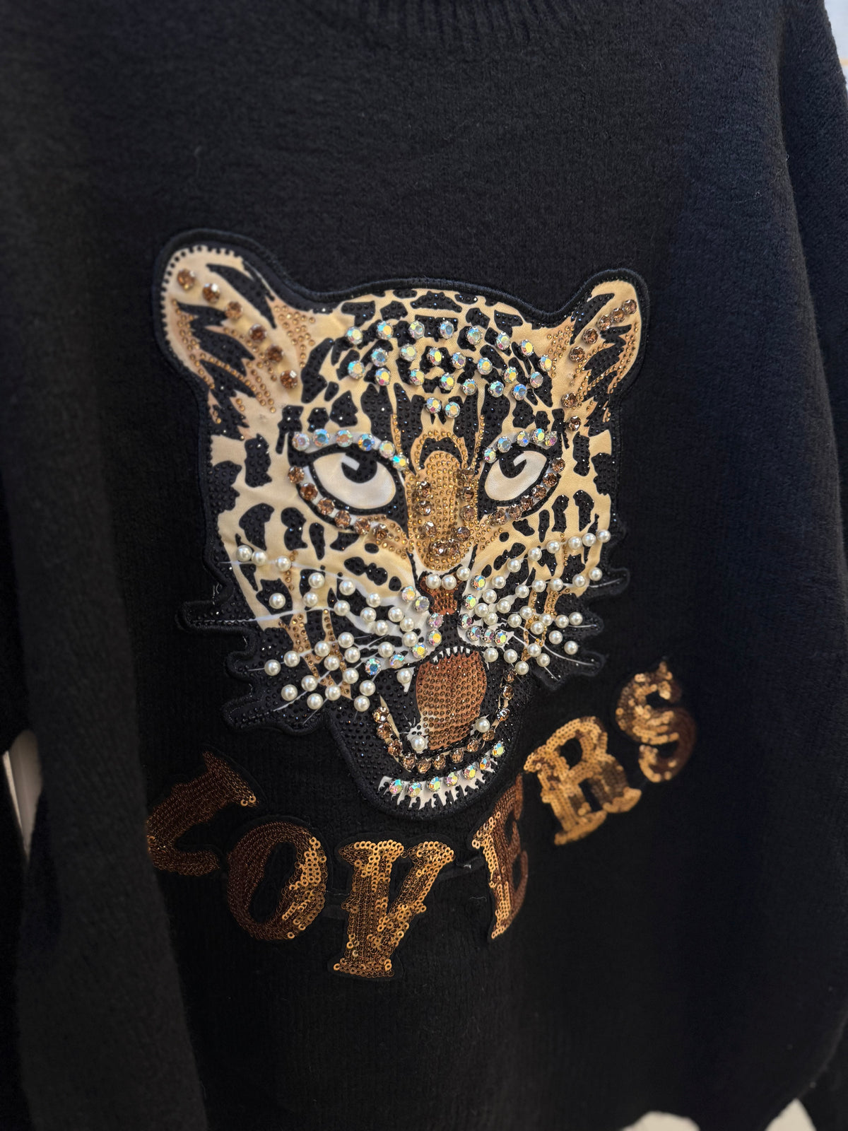 Lion Strass Knit