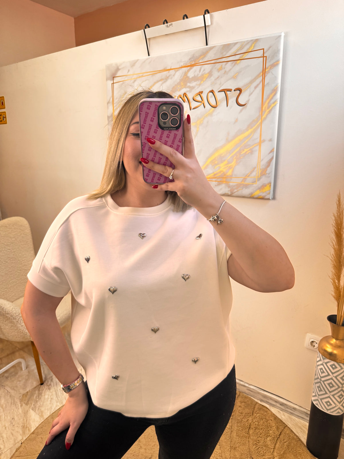 Metalic Heart T-shirt