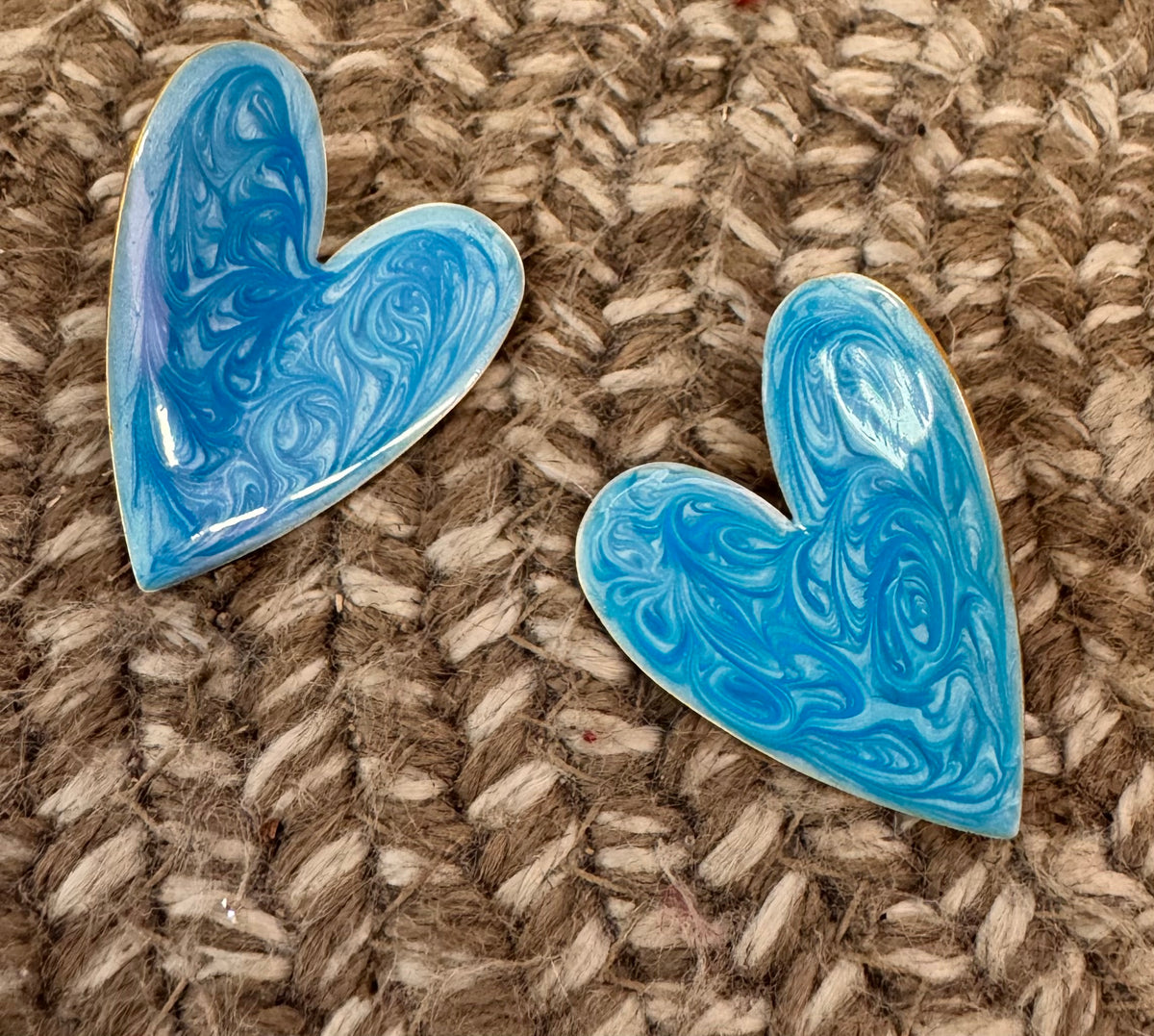 Love Earrings Blue