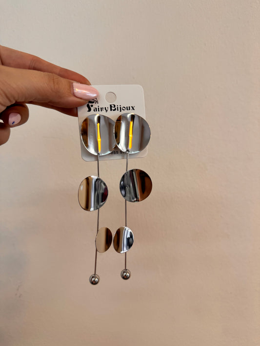 Nelly Earrings Silver