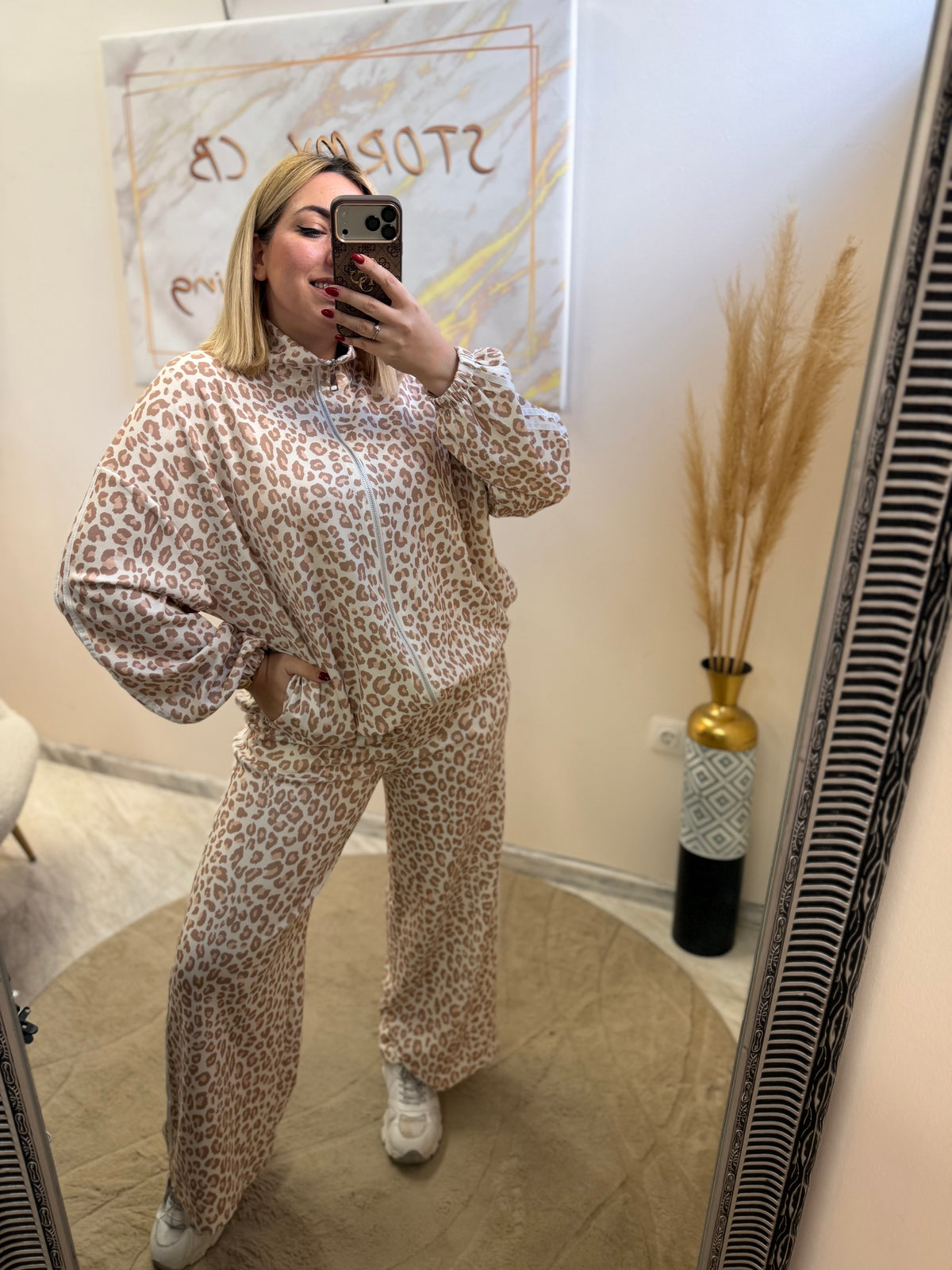 Leopard Striped Set Spring