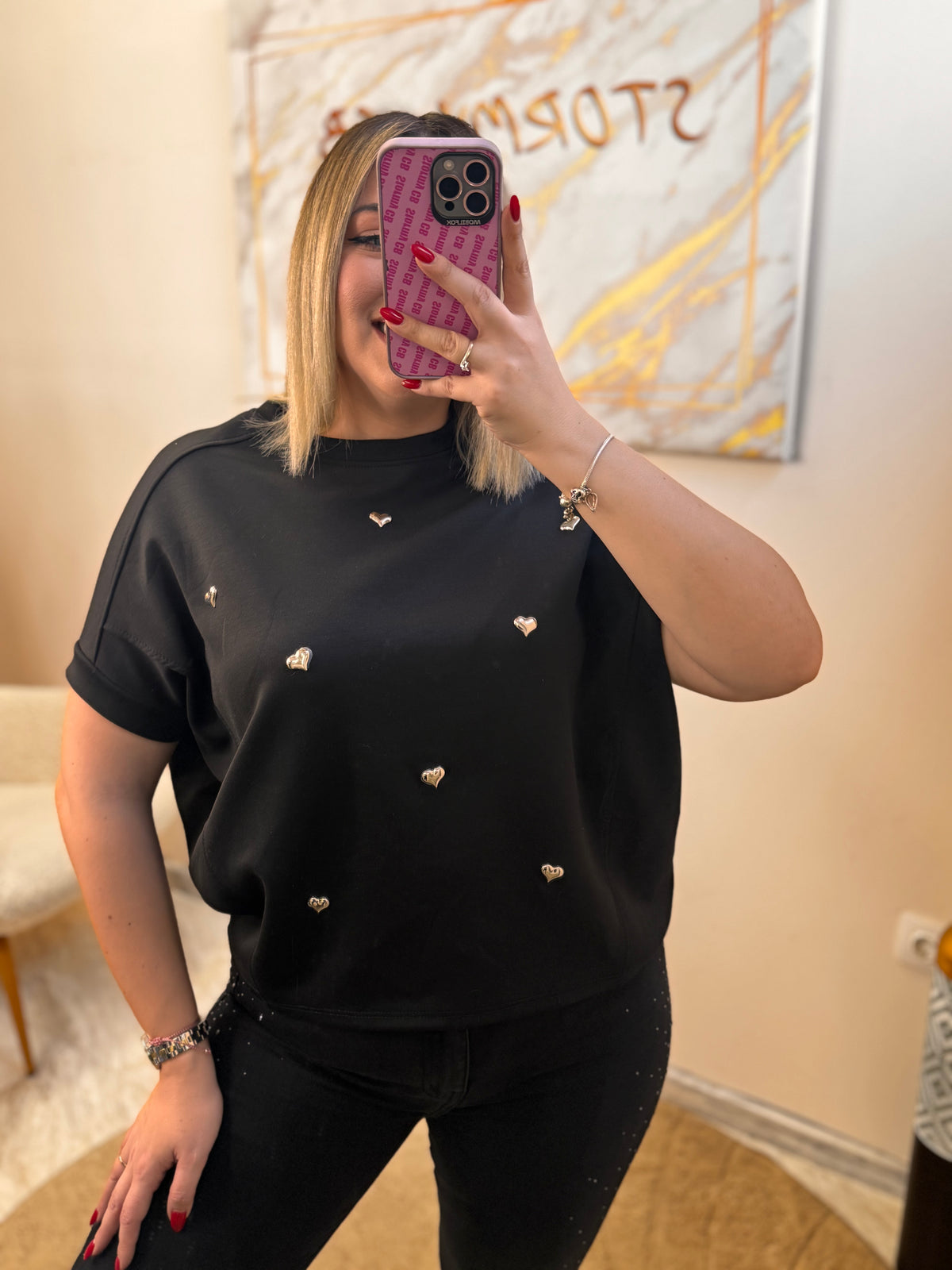 Metalic Heart T-shirt