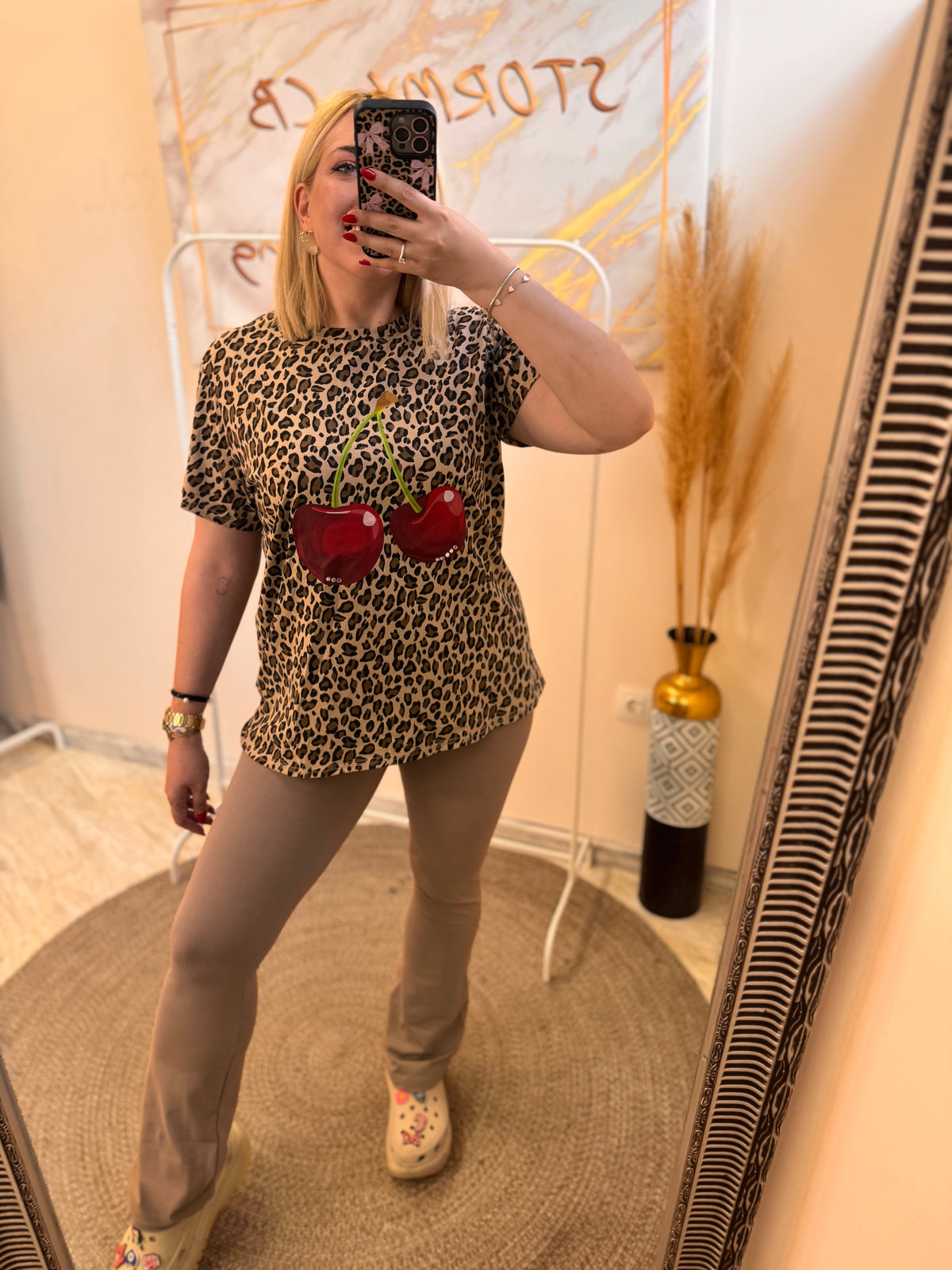 Konnie Mocha Elastic Pant