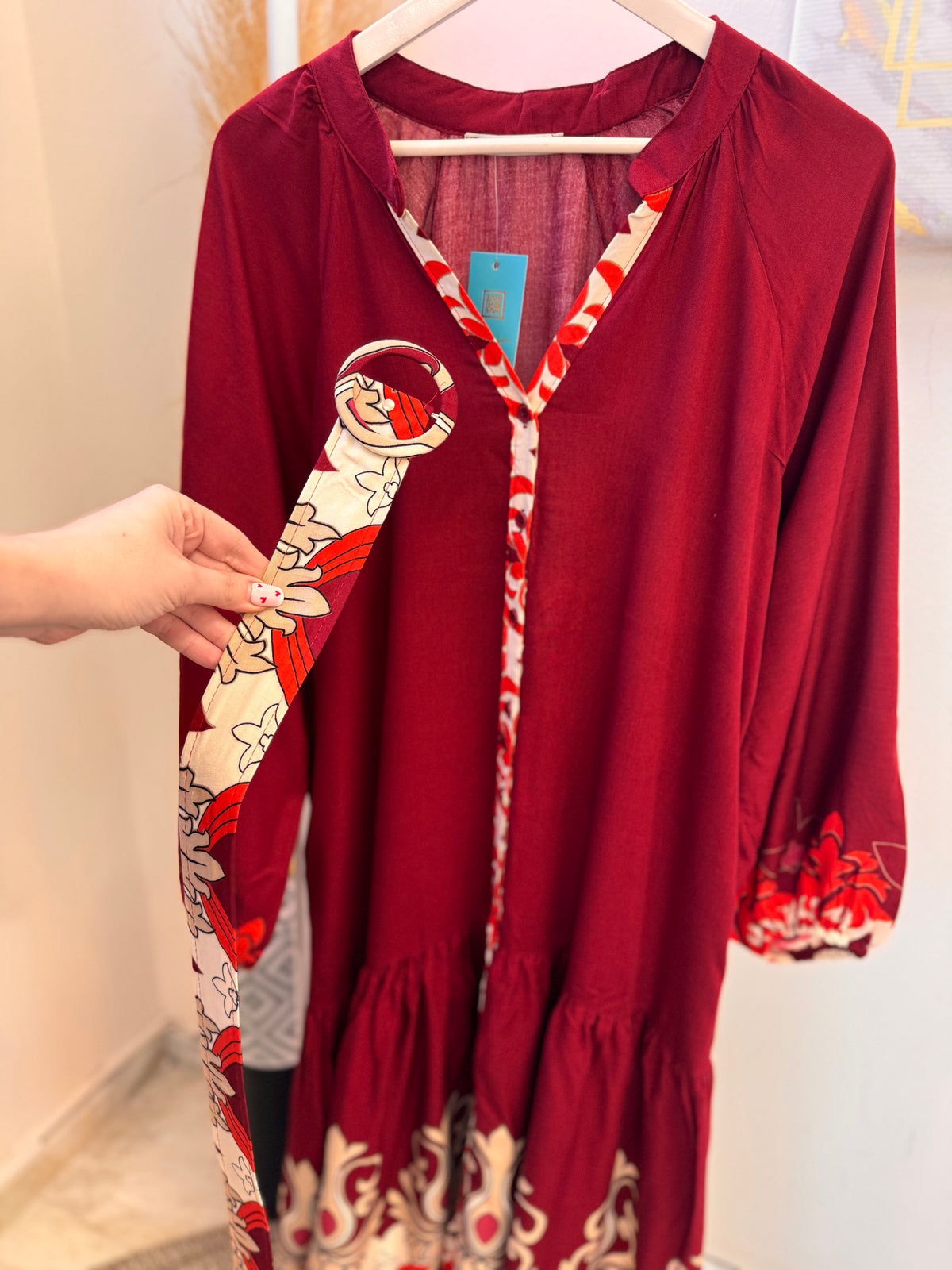 Mariana Semizie Red Dress