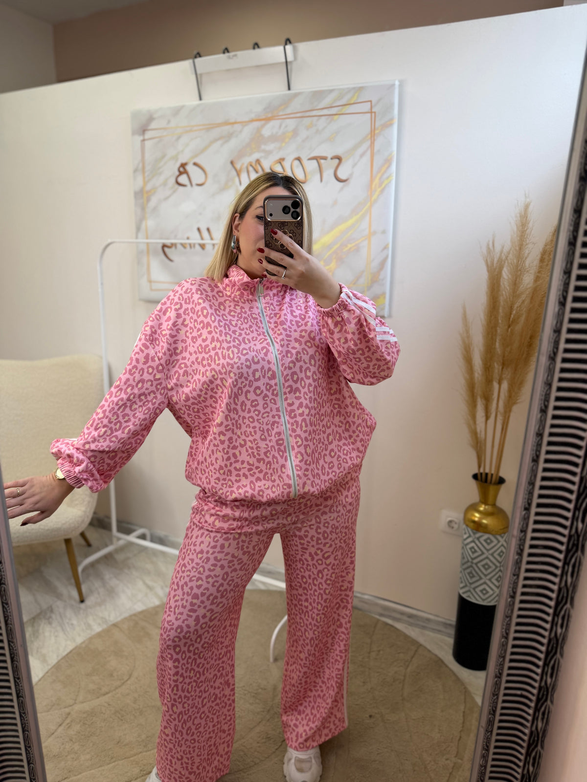 Leopard Striped Set Spring