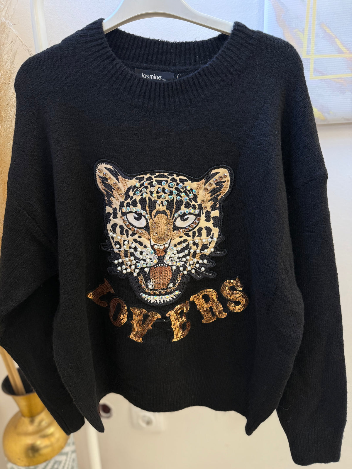 Lion Strass Knit