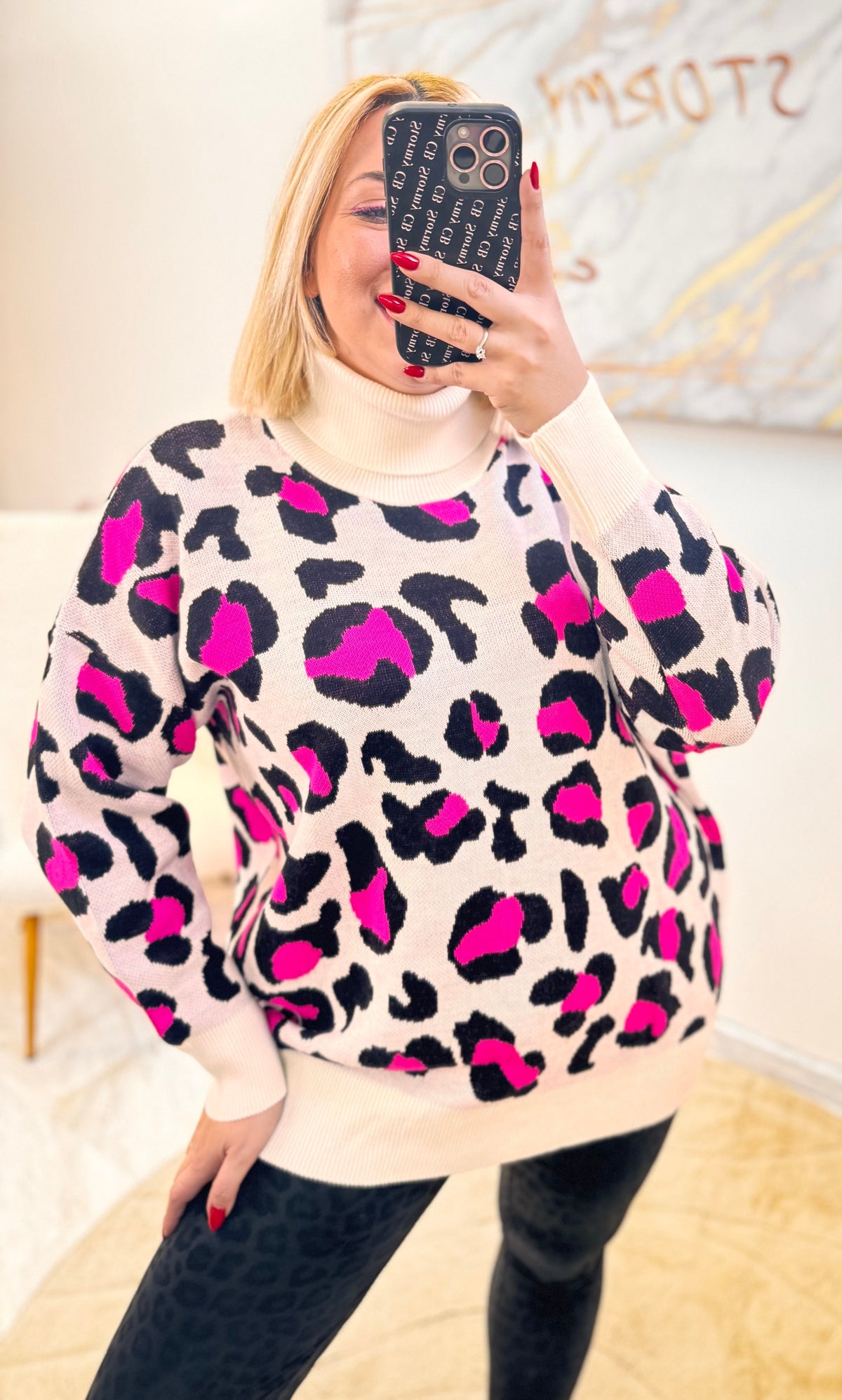 Leopard Pullover