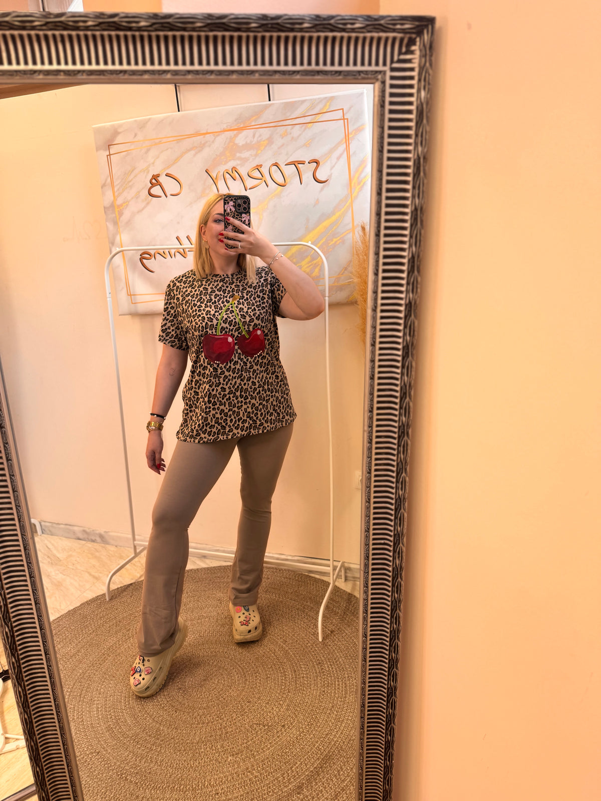 Konnie Mocha Elastic Pant