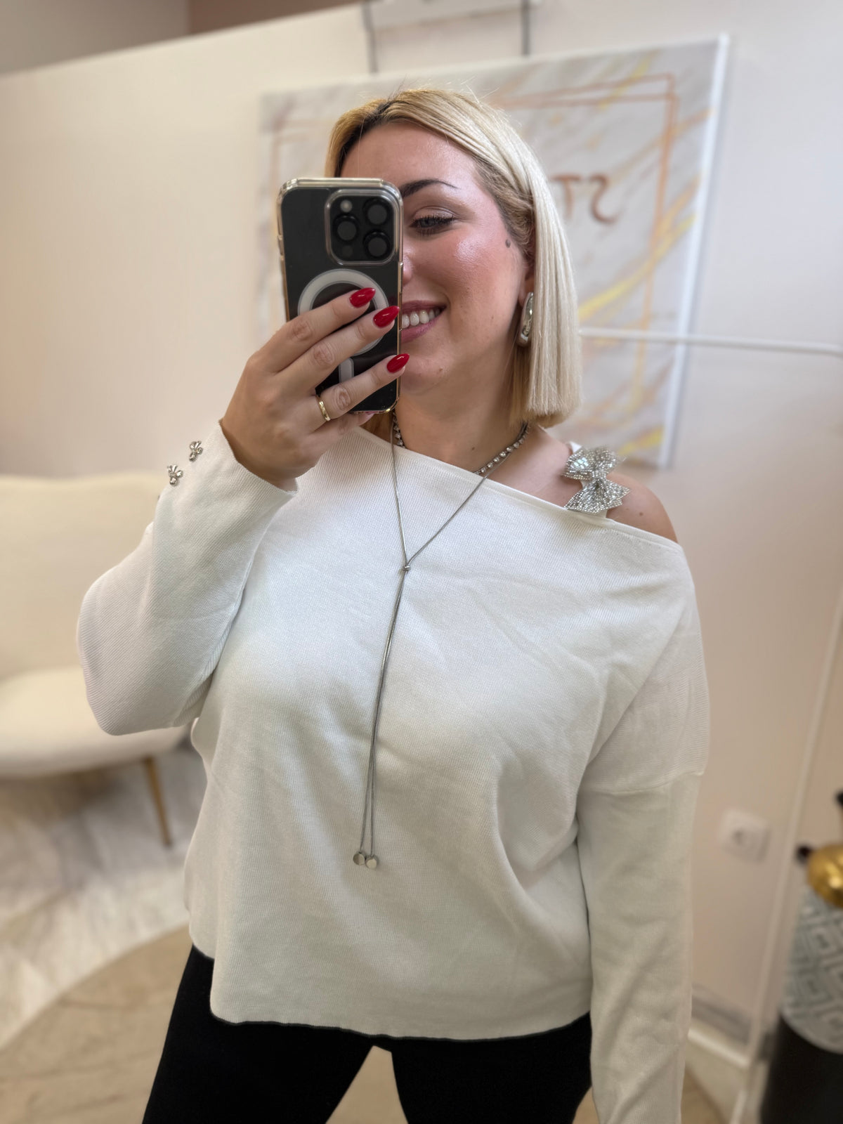 Jenny Bow Knit