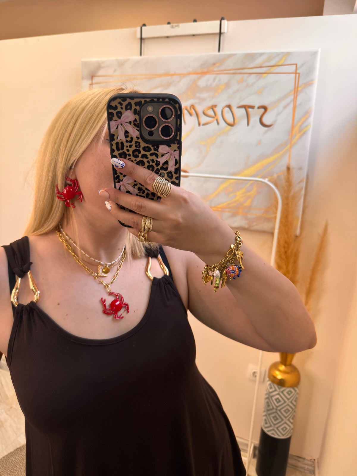 Crab 🦀 Red Earrings