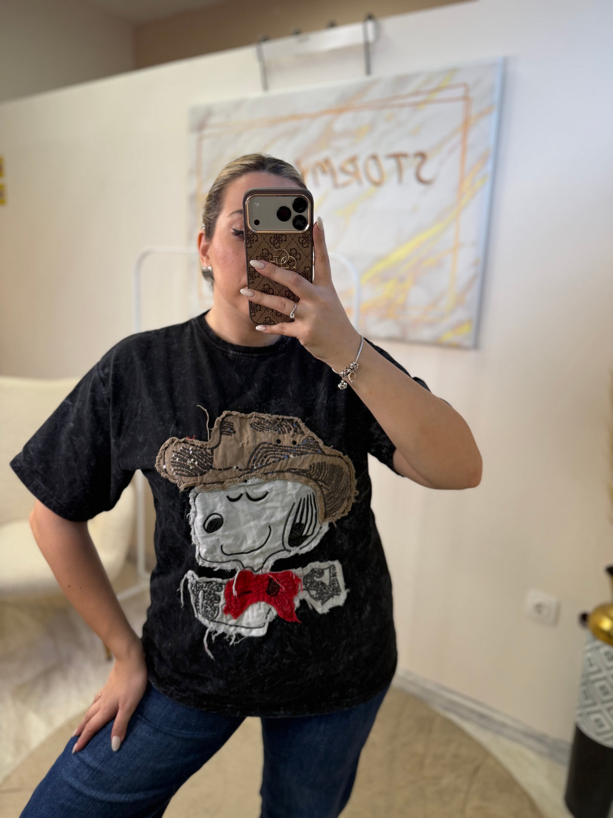 Snoopy 3D Oversized Shirt