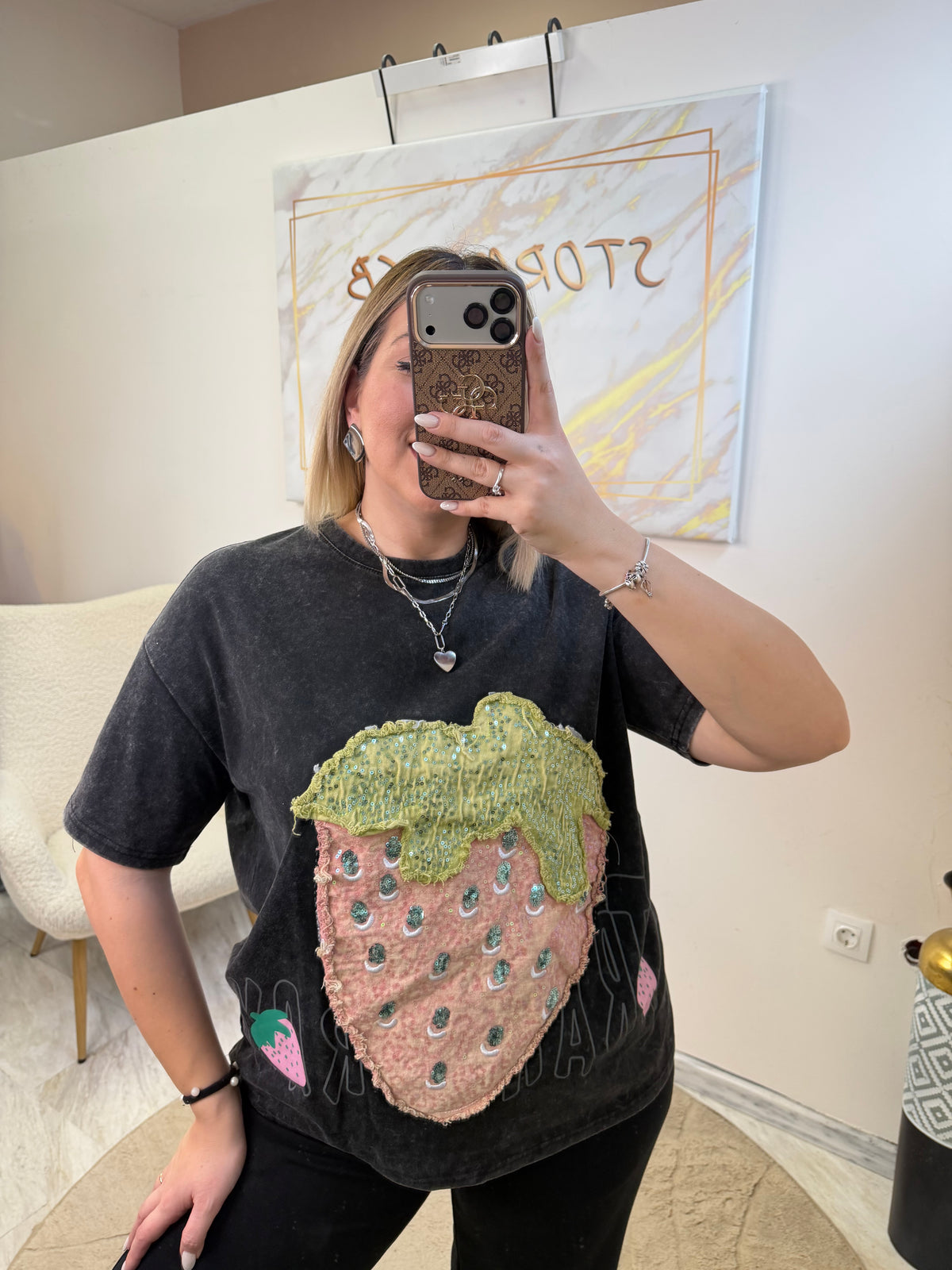 Strawberry 3D Oversized