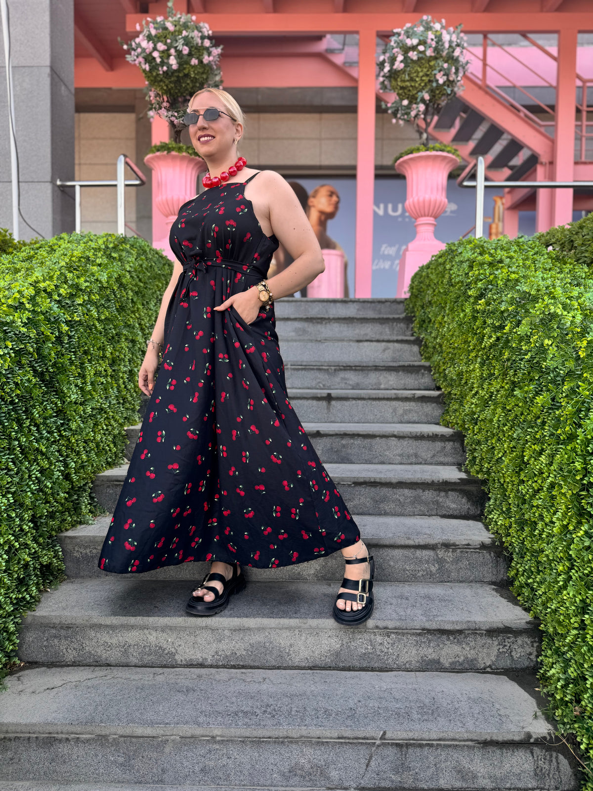 Black Cherry 🍒 Maxi Dress