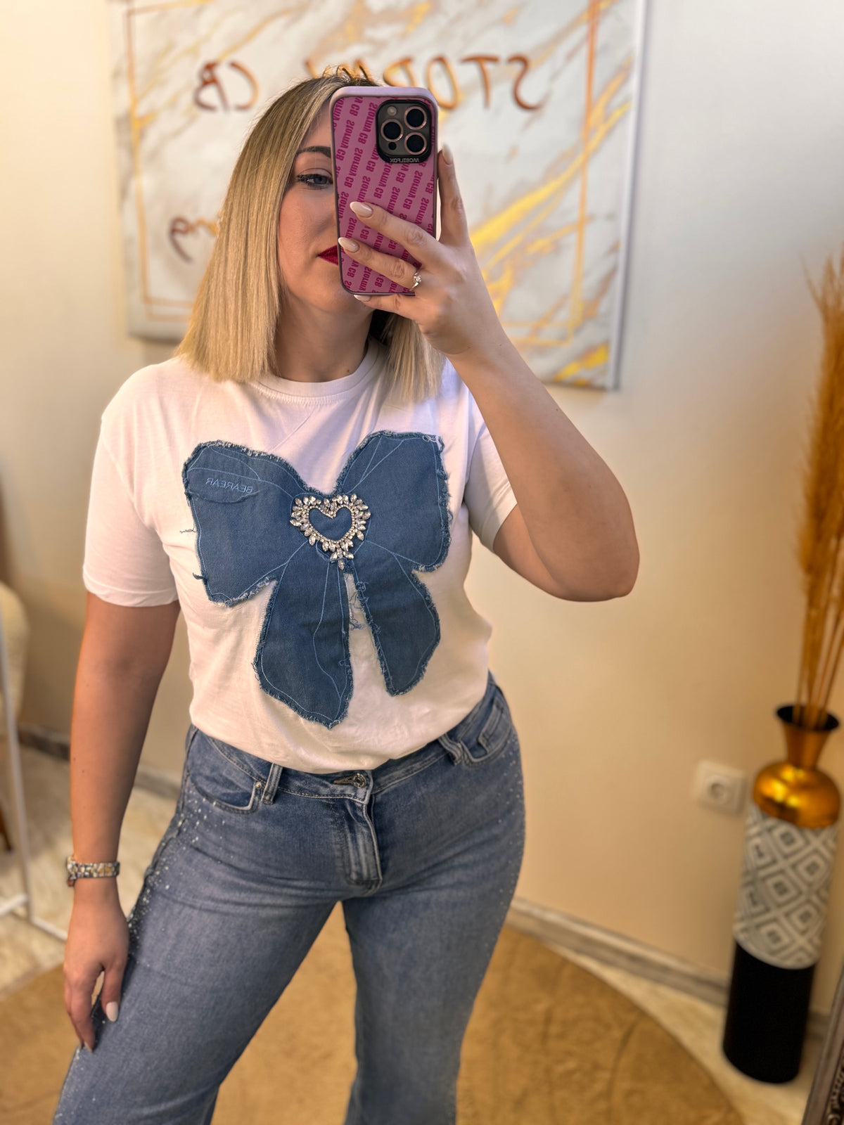 Jean Bow T-shirt