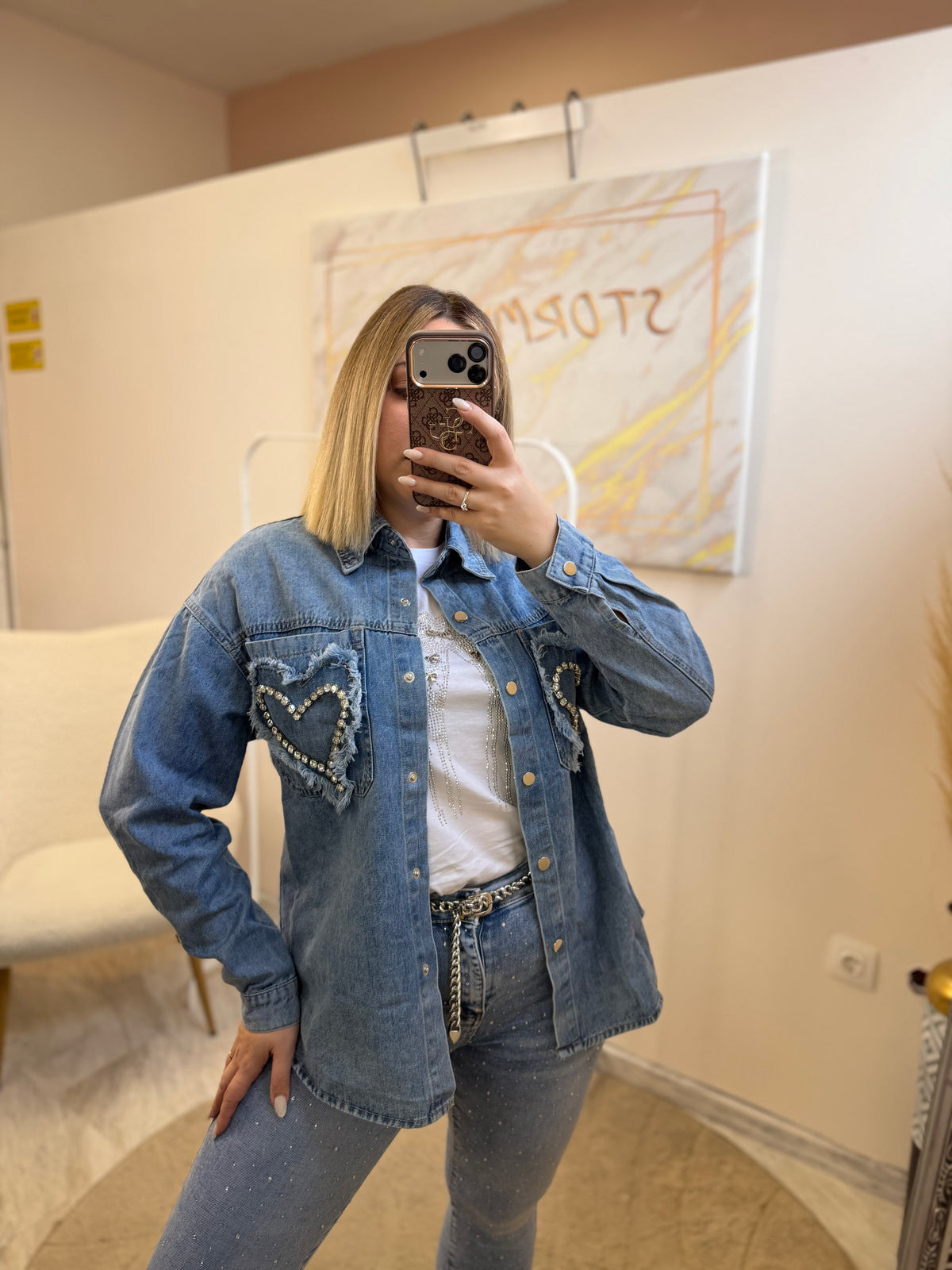 Jean Jacket Heart