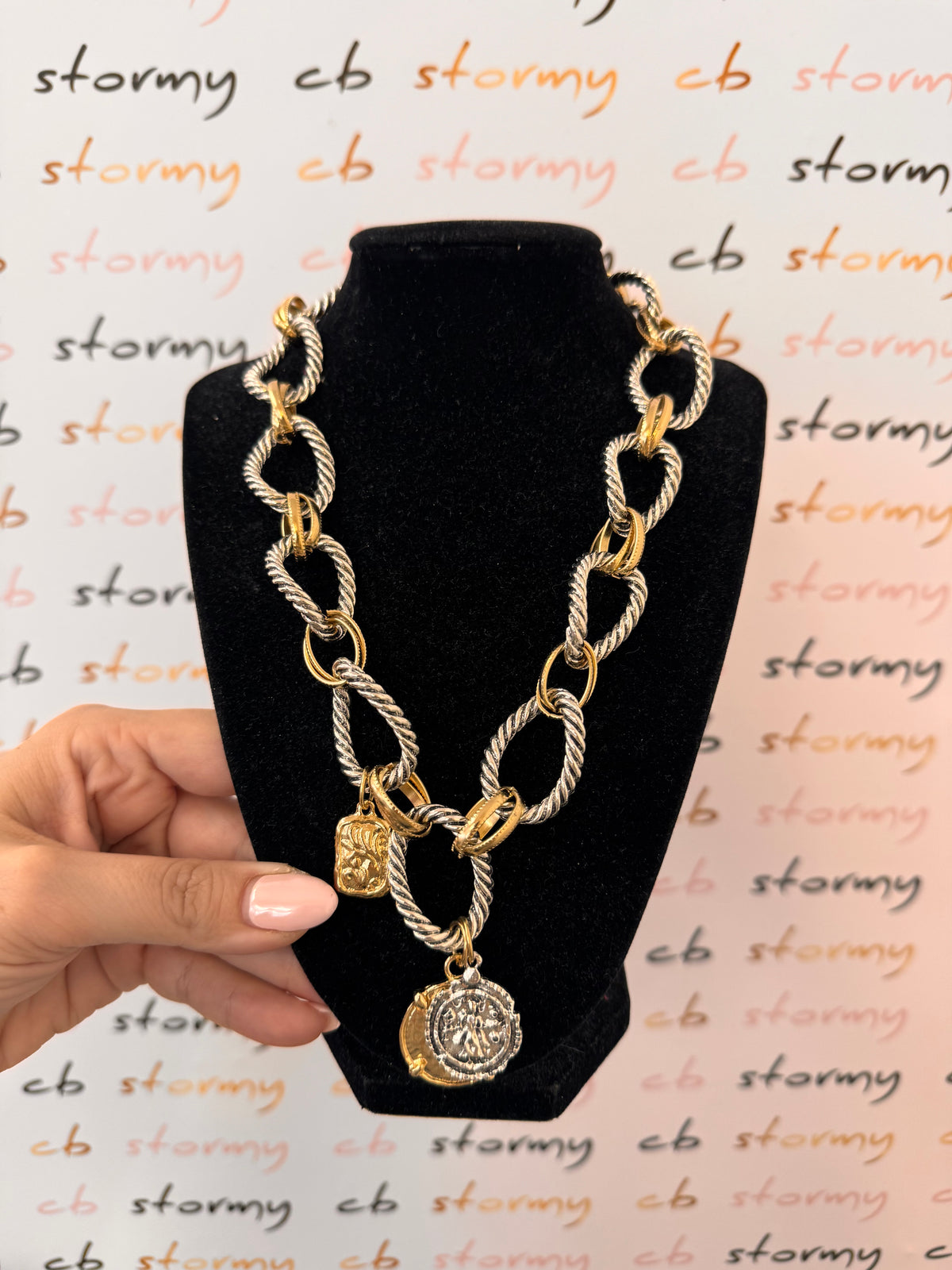 Chain Silver & Gold Necklace