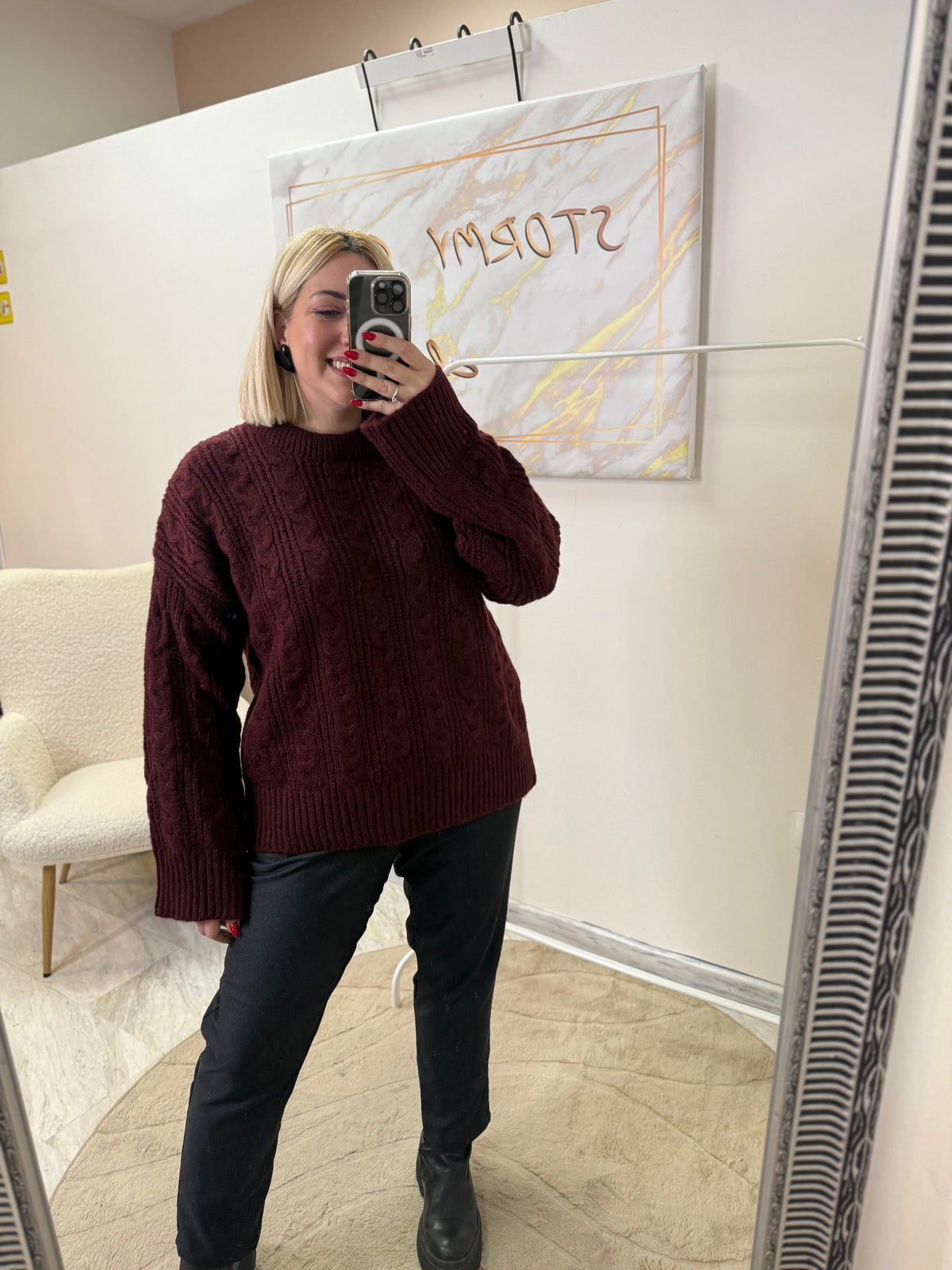 Emelia Braids Knit