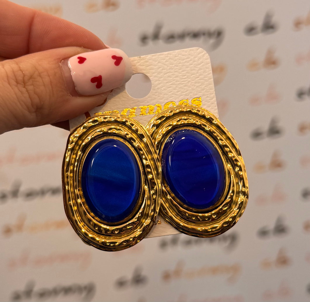 Dianna Earrings Blue