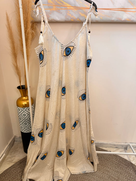 Eye Dress Blue