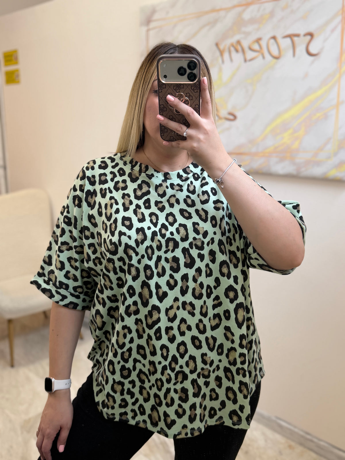 Leopard Oversized Shirt
