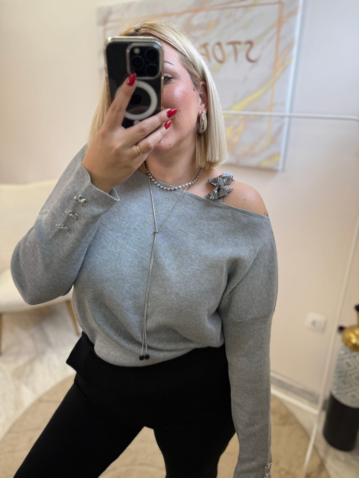 Jenny Bow Knit
