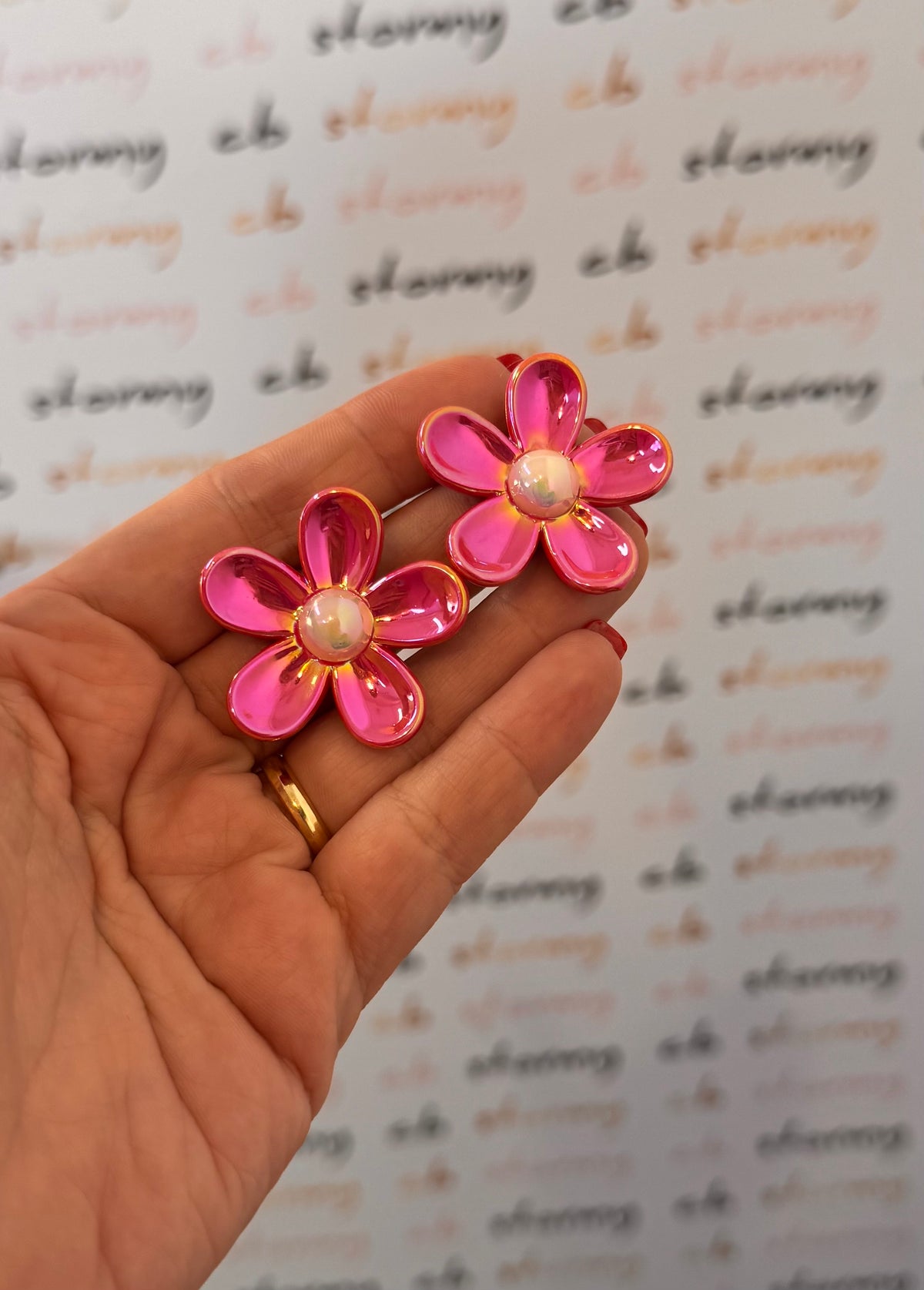 Daisy Pearl Earrings