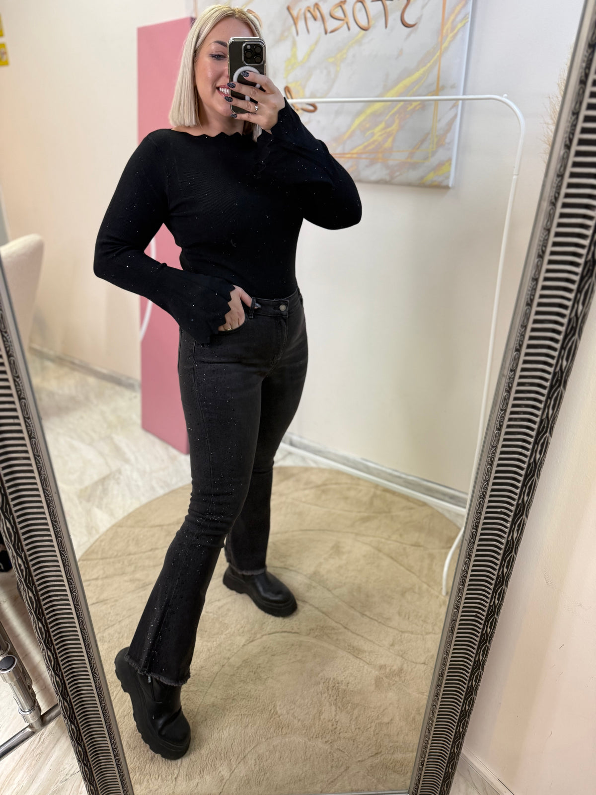 Myrtw Strass Jean