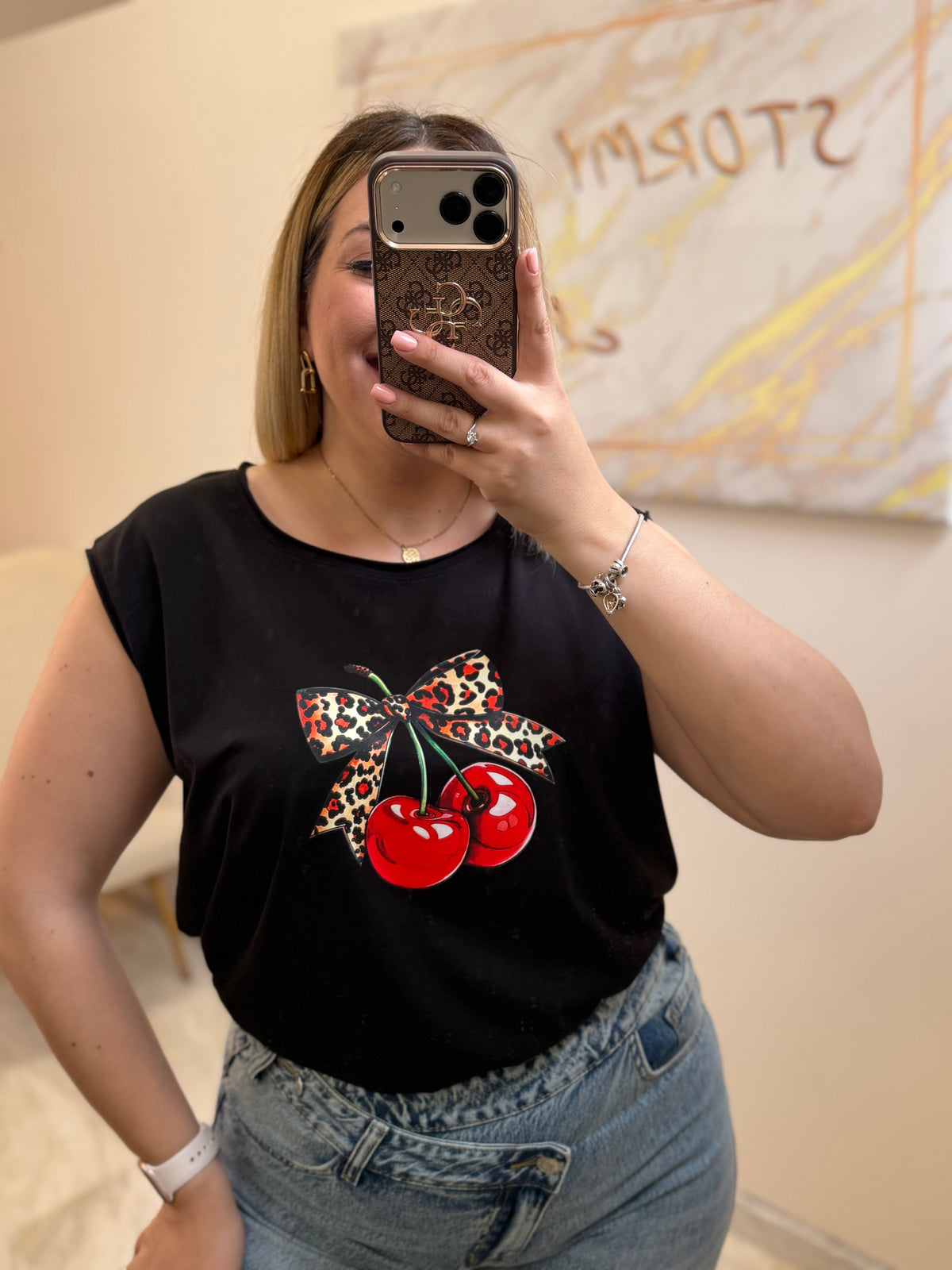 Cherry & Bow Shirt