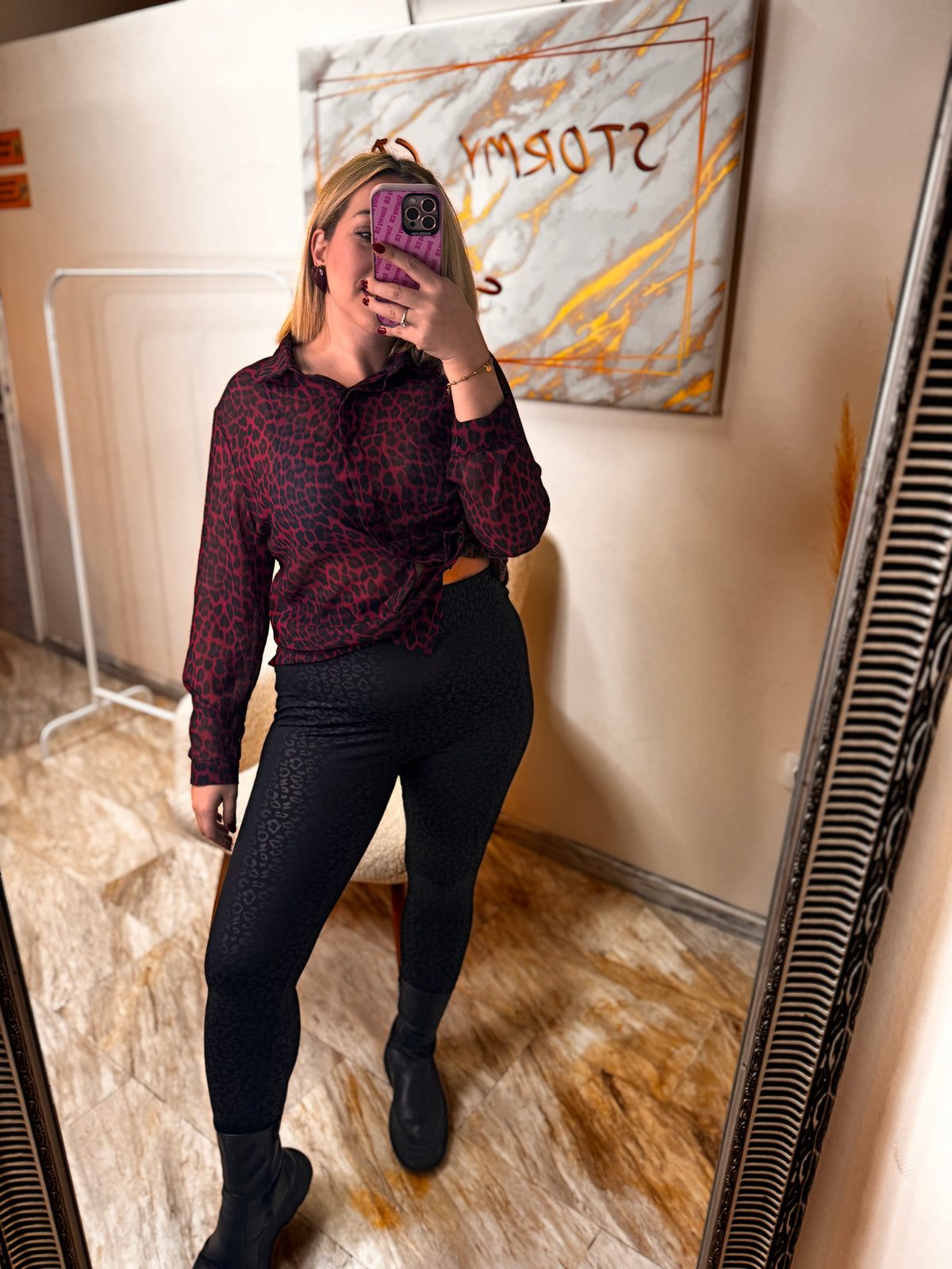 Κολάν Leopard Plus Size