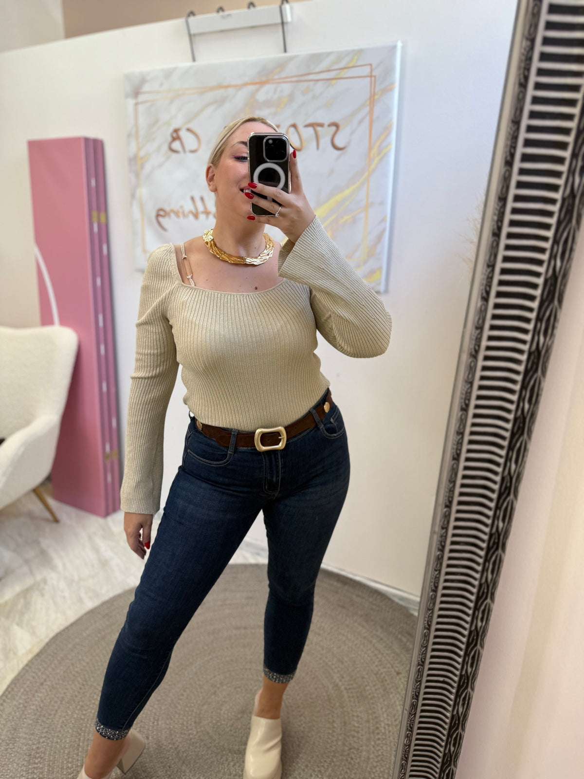 Melly Lurex Shirt