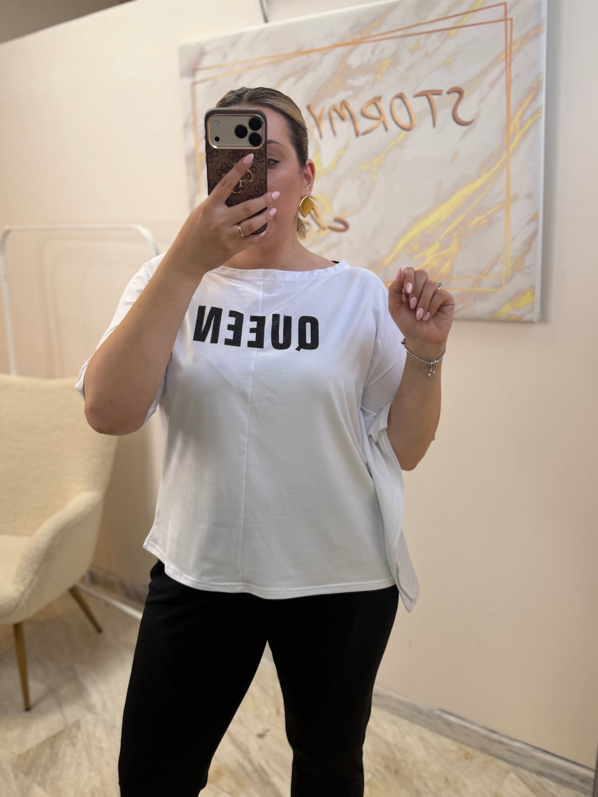 Queen T-shirt White 🇬🇷