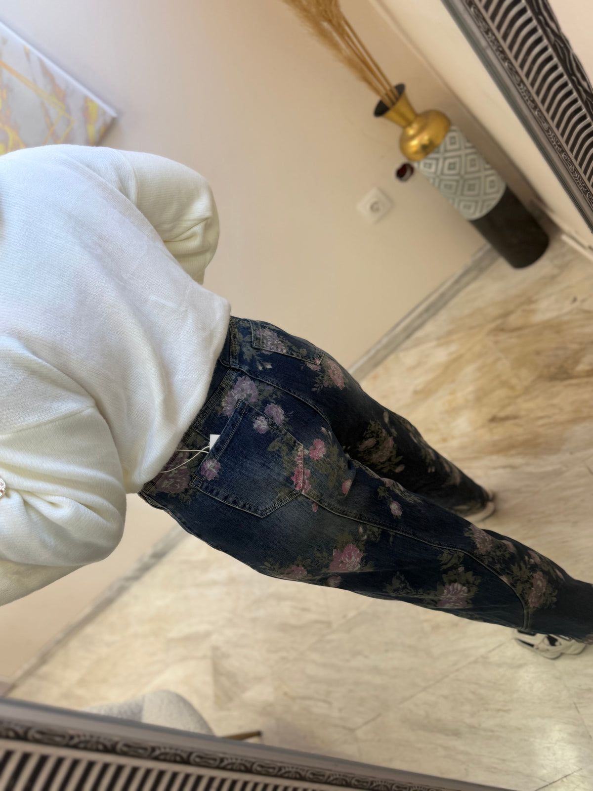 Floral Jean