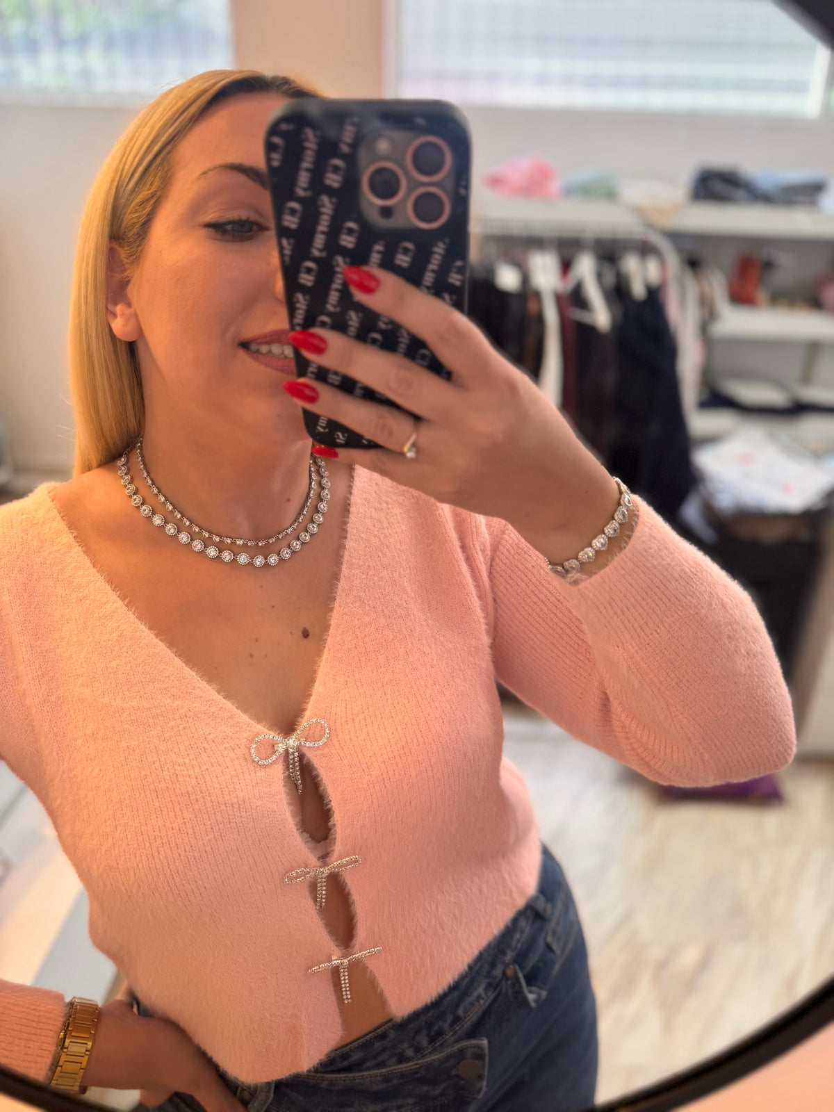Circle Diamond Necklace