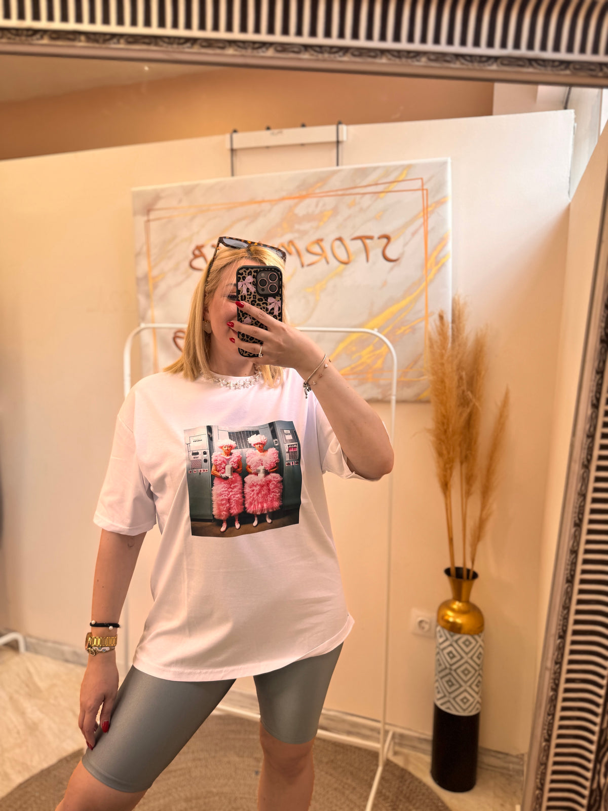 Grandma’s White Oversized T-shirt