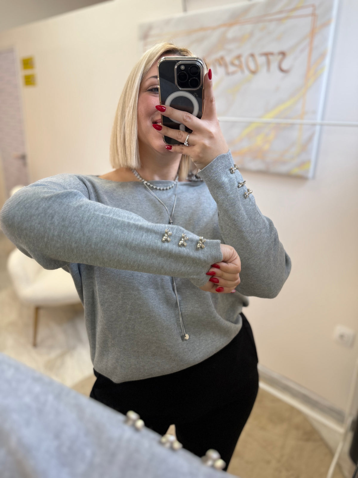 Jenny Bow Knit