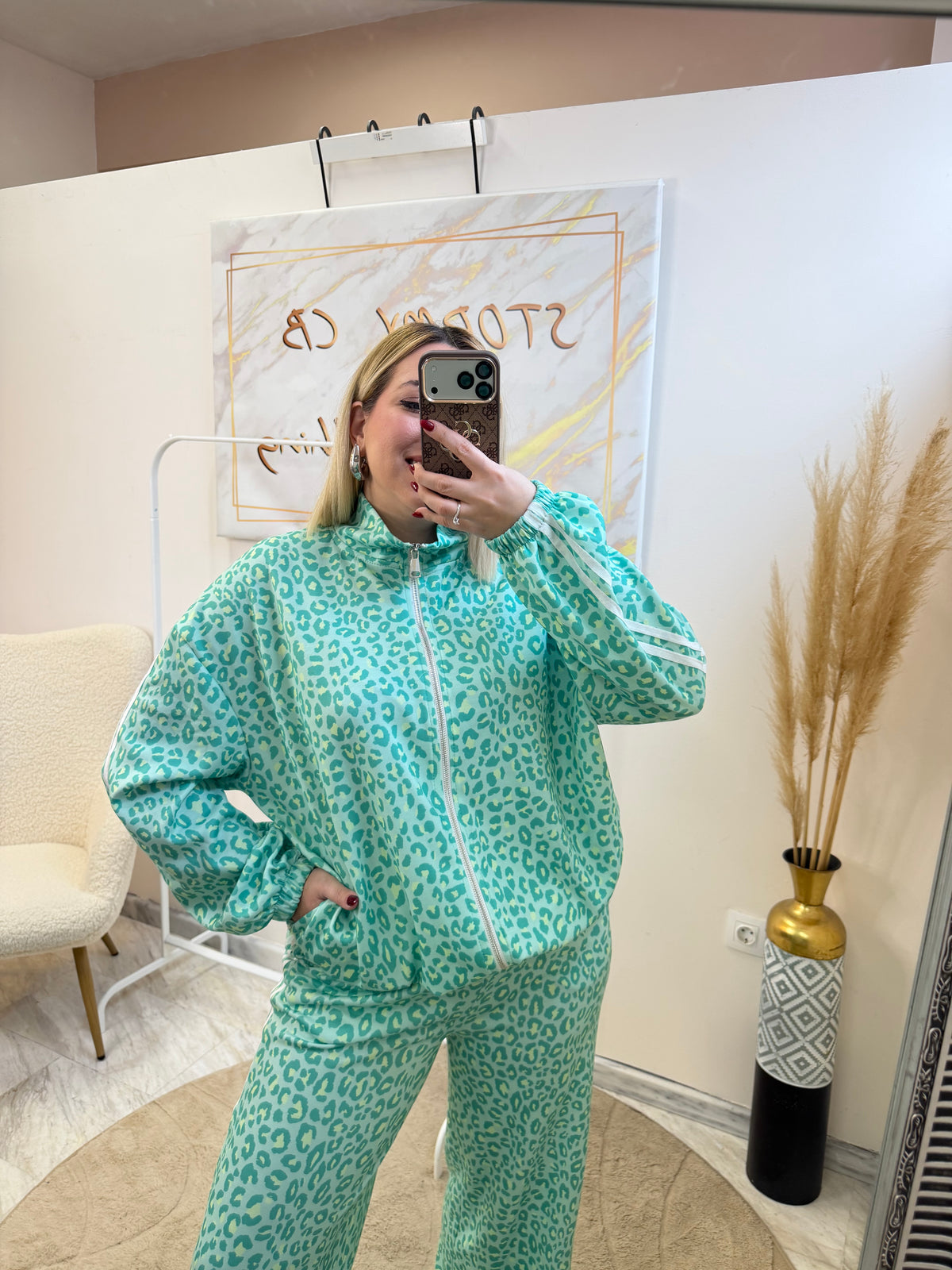 Leopard Striped Set Spring