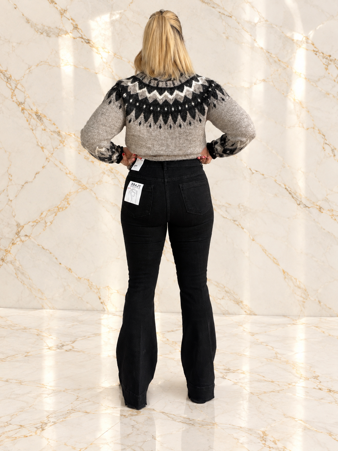 Flare Jean Black -5KG
