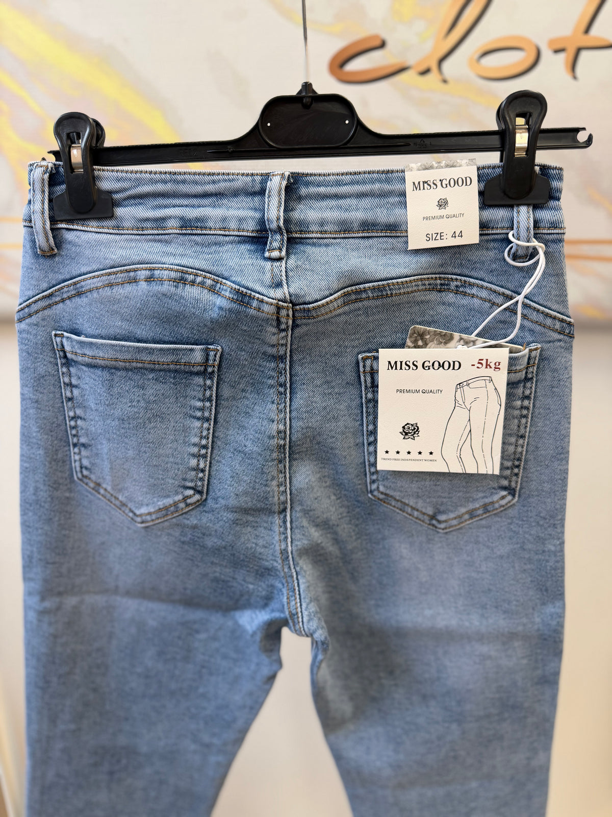 Stela Skinny Strass Jean