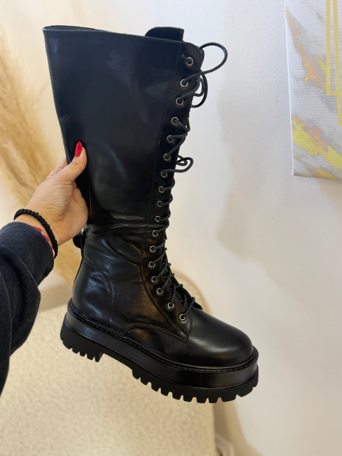 Black Combat Boots
