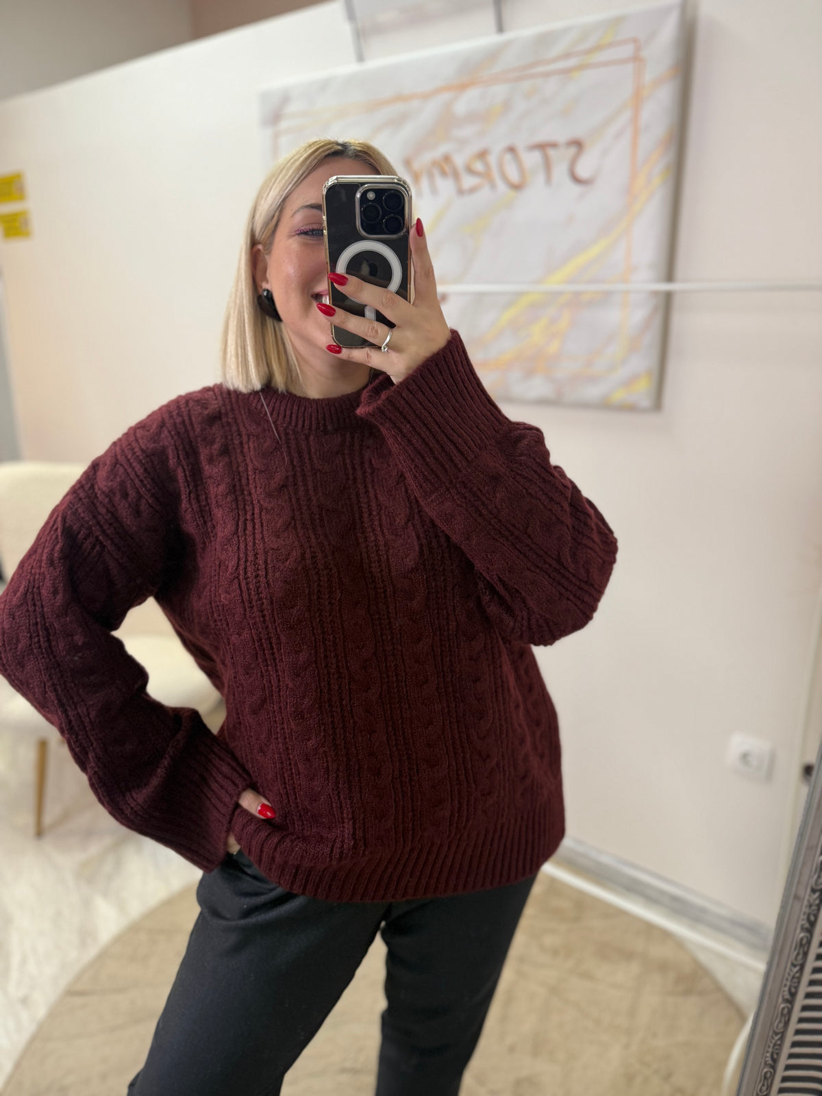 Emelia Braids Knit