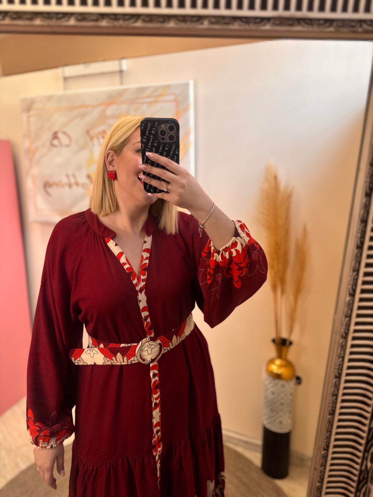 Mariana Semizie Red Dress