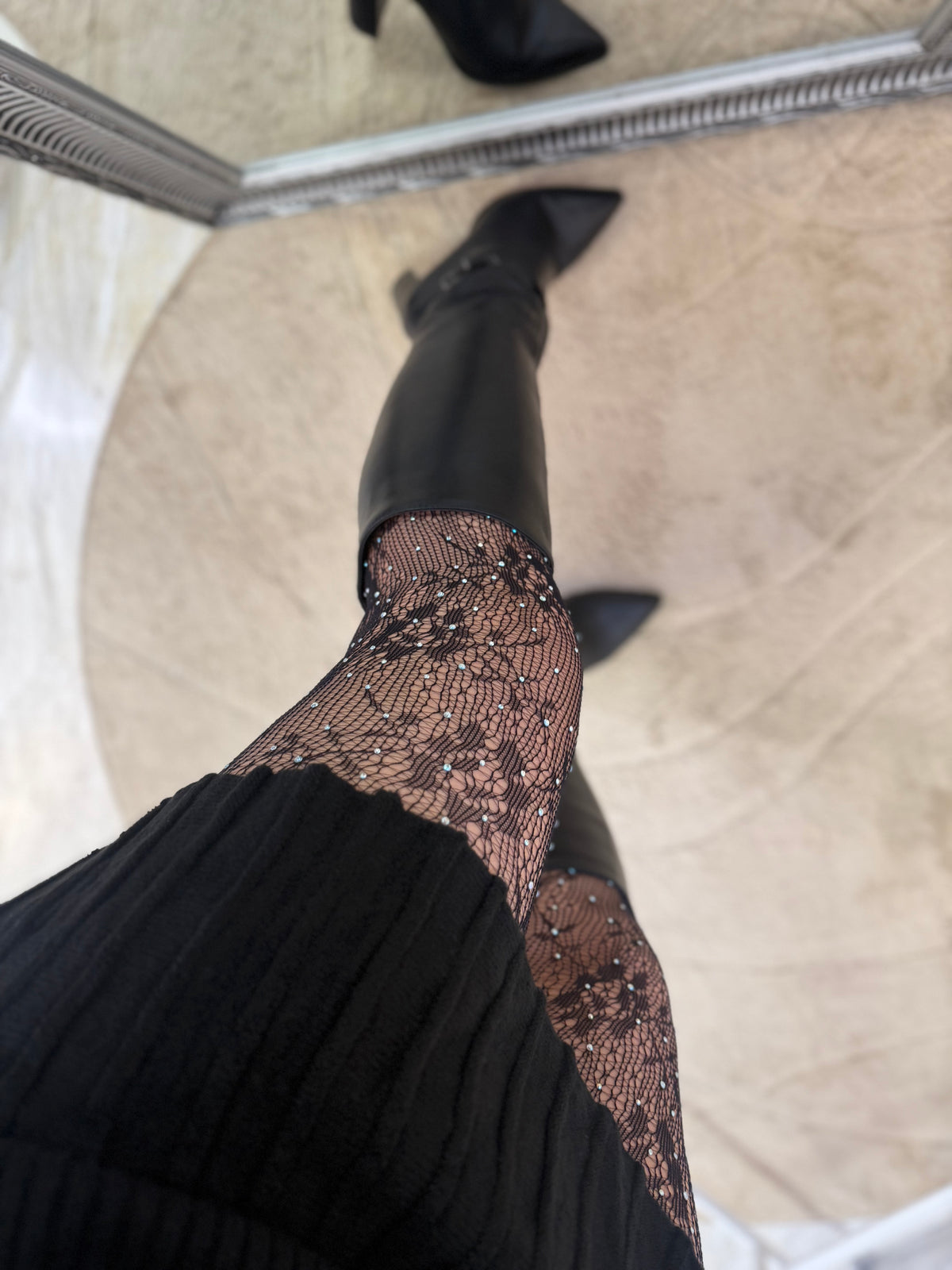 Lace & Strass Καλσον