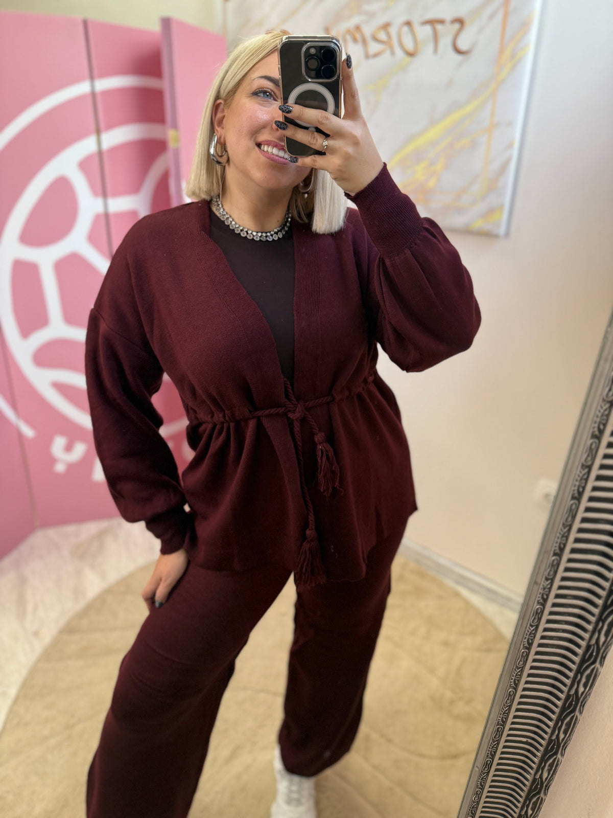 Emelia Set Bordeaux